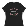 Mind over Matter tee -Black - Bella + Canvas 3001