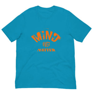 Mind Over Matter2 : Premium Tee Shirt : Colour: Aqua : Bella & Canvas 3001