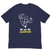 Gym Junkie : Premium Tee Shirt : Colour: Navy : Bella & Canvas 3001