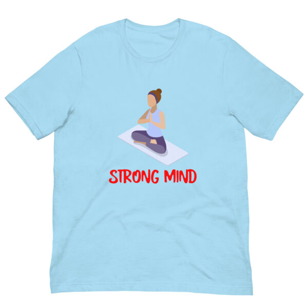 Strong Mind Fitness : Premium Tee Shirt : Colour: Ocean-Blue: Bella & Canvas 3001