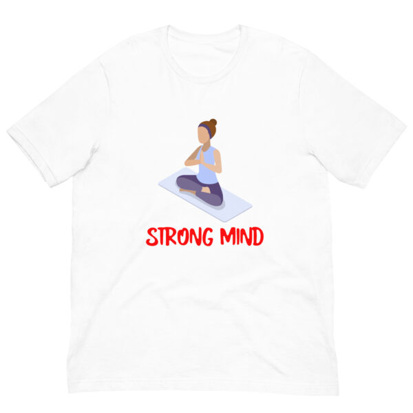 Strong Mind Fitness : Premium Tee Shirt : Colour: White : Bella & Canvas 3001