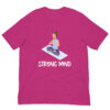 Strong Mind Fitness : Premium Tee Shirt : Colour: Berry : Bella & Canvas 3001