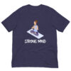 Strong Mind Fitness : Premium Tee Shirt : Colour: Heather-Midnight-Navy : Bella & Canvas 3001