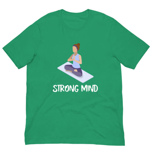 Strong Mind Fitness : Premium Tee Shirt : Colour: Kelly-Green : Bella & Canvas 3001