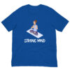 Strong Mind Fitness : Premium Tee Shirt : Colour: True-Royal : Bella & Canvas 3001