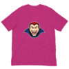 Pink T-shirt with cartoon vampire design