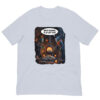 Wood Burning SO Last Year : Halloween : Premium Tee Shirt : Colour: Light-Blue : Bella & Canvas 3001