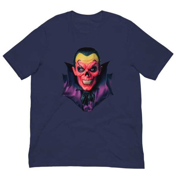 T-shirt with colourful vampire skull design