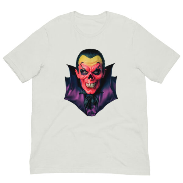 T-shirt with colourful vampire skull design