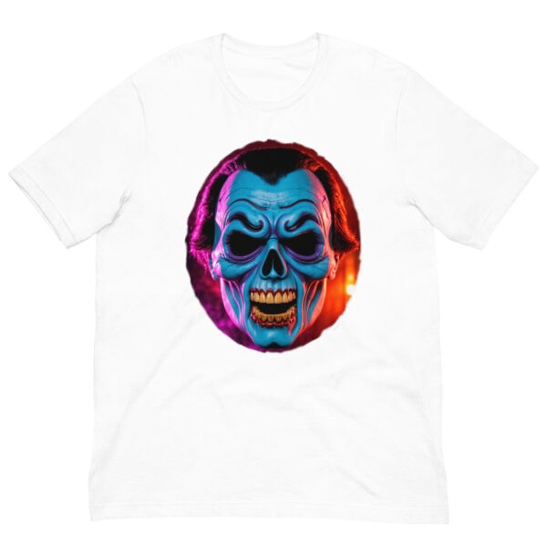 Blue Deville: Halloween : Premium Tee Shirt : Colour: White : Bella & Canvas 3001