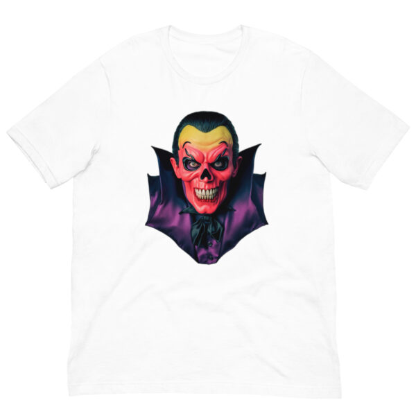 T-shirt with a colourful vampire skull design