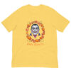 PaPa Draccs-Dracula : Halloween : Premium Tee Shirt : Colour: Yellow : Bella & Canvas 3001