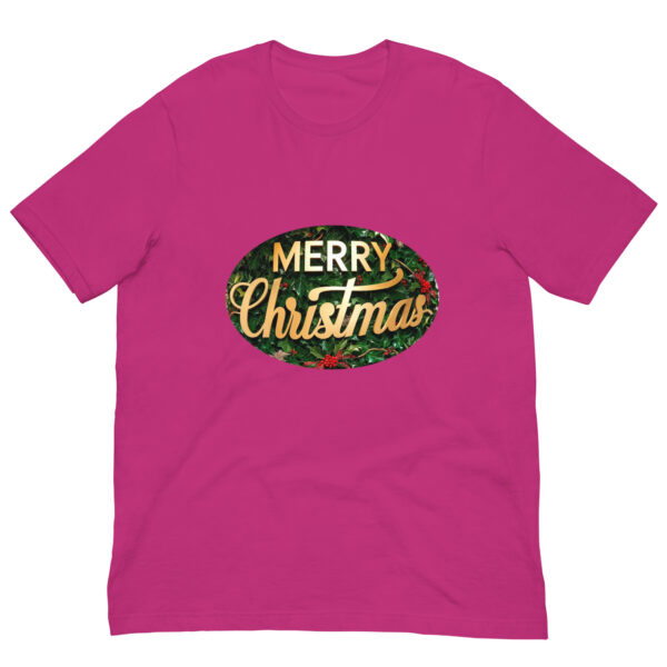 Pink T-shirt with 'Merry Christmas' design