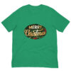 Green shirt with Merry Christmas design