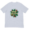 T-shirt with Merry Christmas holly design