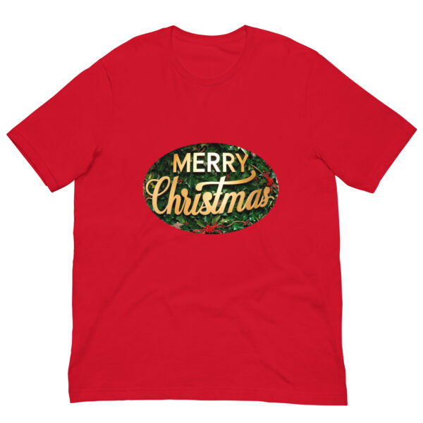 Red T-shirt with Merry Christmas design