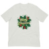 T-shirt with Merry Christmas holly design