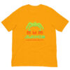 Orange t-shirt with Gym Junkie design.