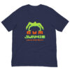 Navy shirt with neon gym junkie design