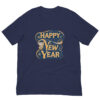 Navy t-shirt with 'Happy New Year' design